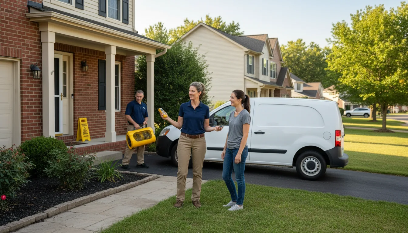 Residential water damage restoration in Glen Burnie, MD